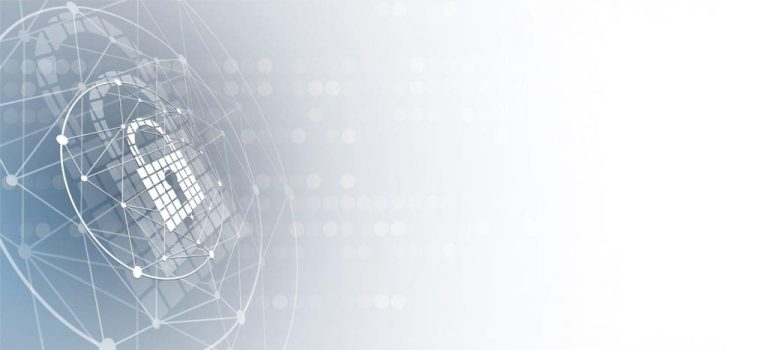 5 Principles of Information Assurance represented by a futuristic lock